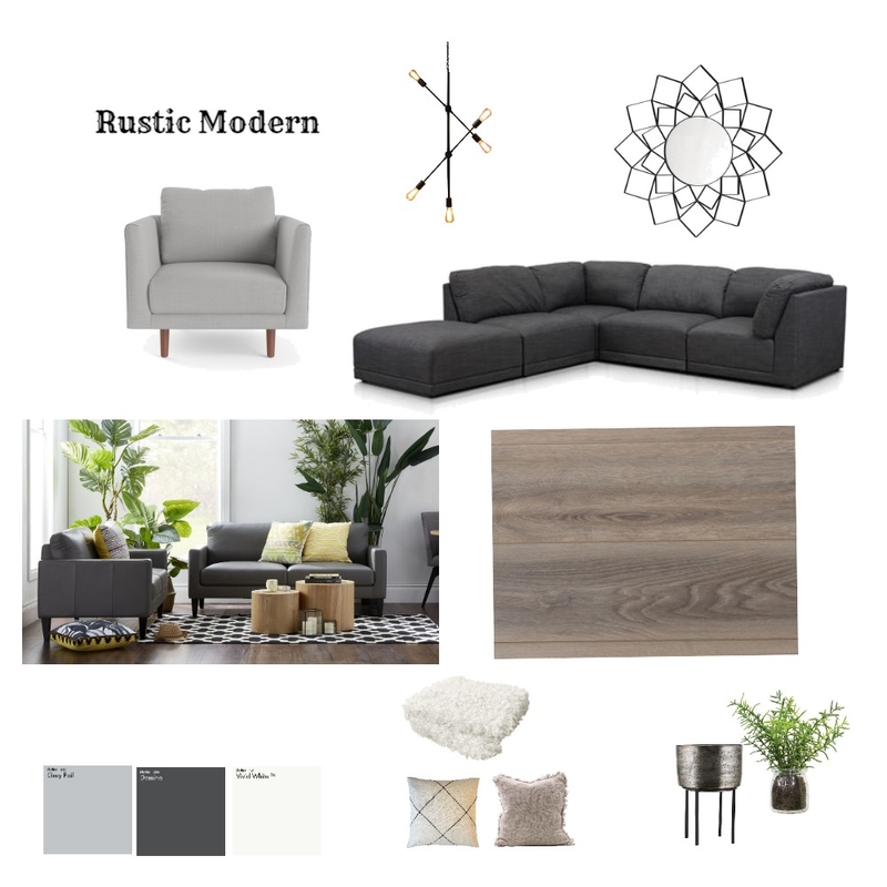 Contemporary Rustic Mood Board by hsoule on Style Sourcebook