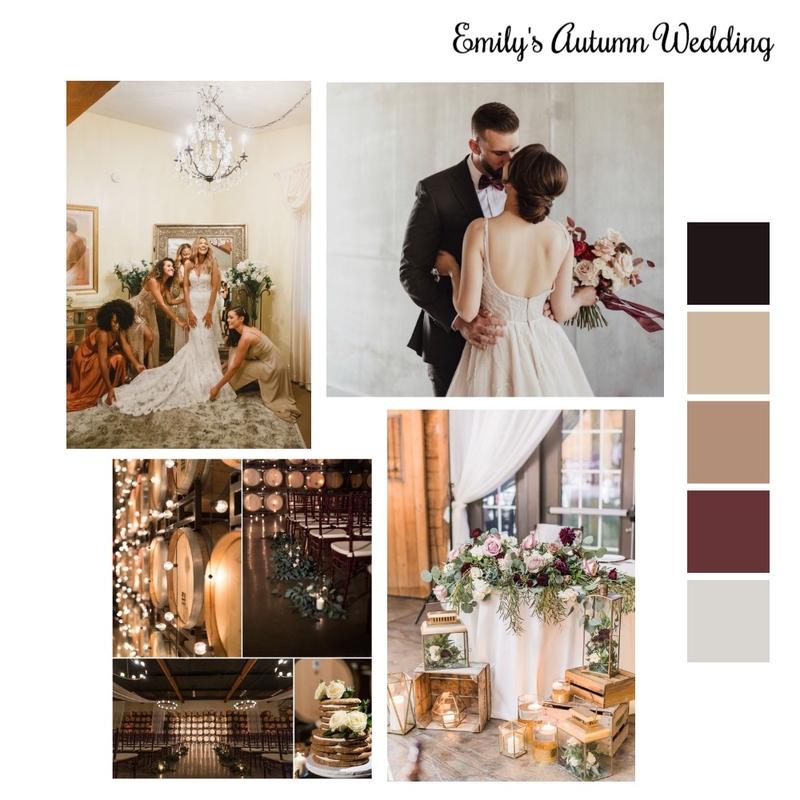 Emilys Autumn Wedding Mood Board by AMS Interiors & Styling on Style Sourcebook