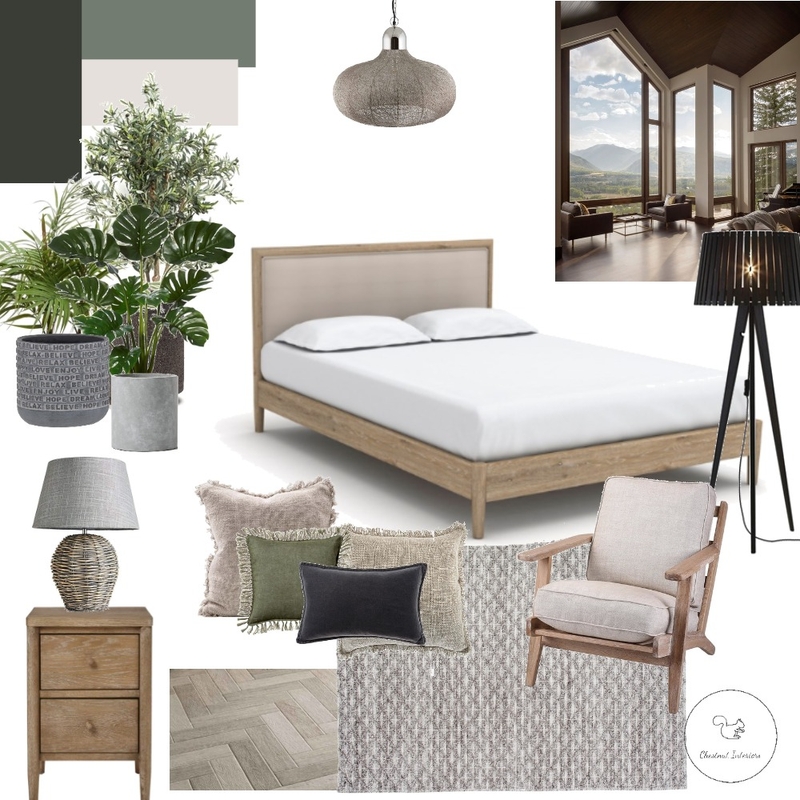 Alpine bedroom Mood Board by Chestnut Interior Design on Style Sourcebook