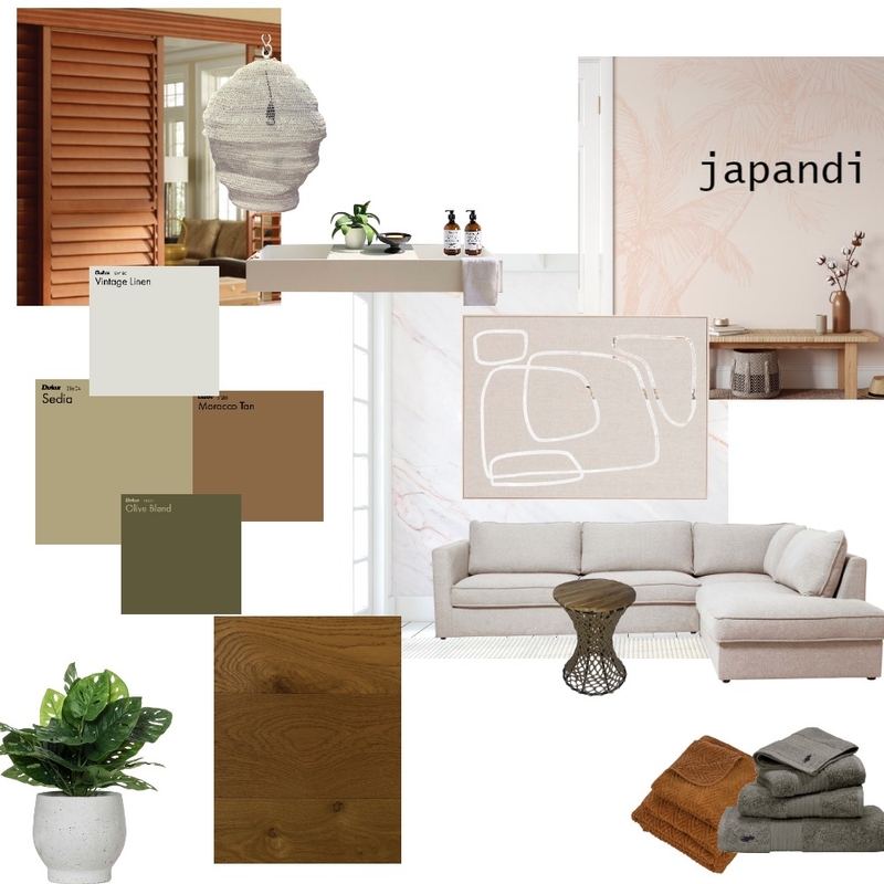 Japandi Mood Board by phoebecornell on Style Sourcebook