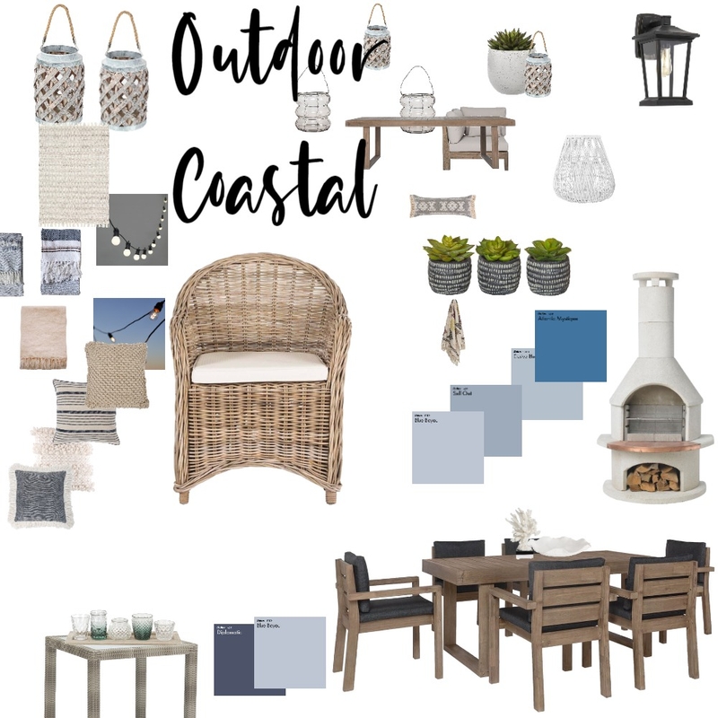 Coastal Outdoor Living Mood Board by traceymac on Style Sourcebook