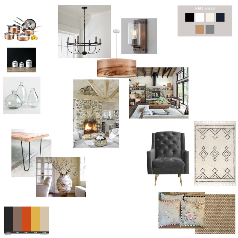 Modern Rustic Mood Board by LesleyB on Style Sourcebook