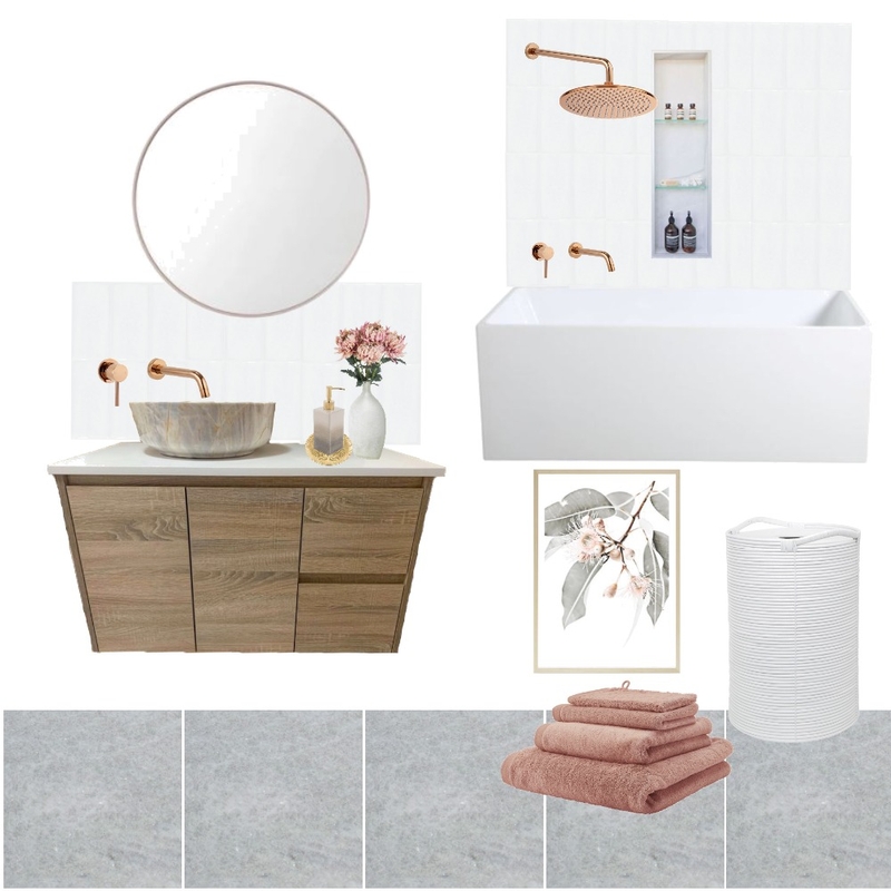 main bathroom rose Mood Board by smaddick90 on Style Sourcebook