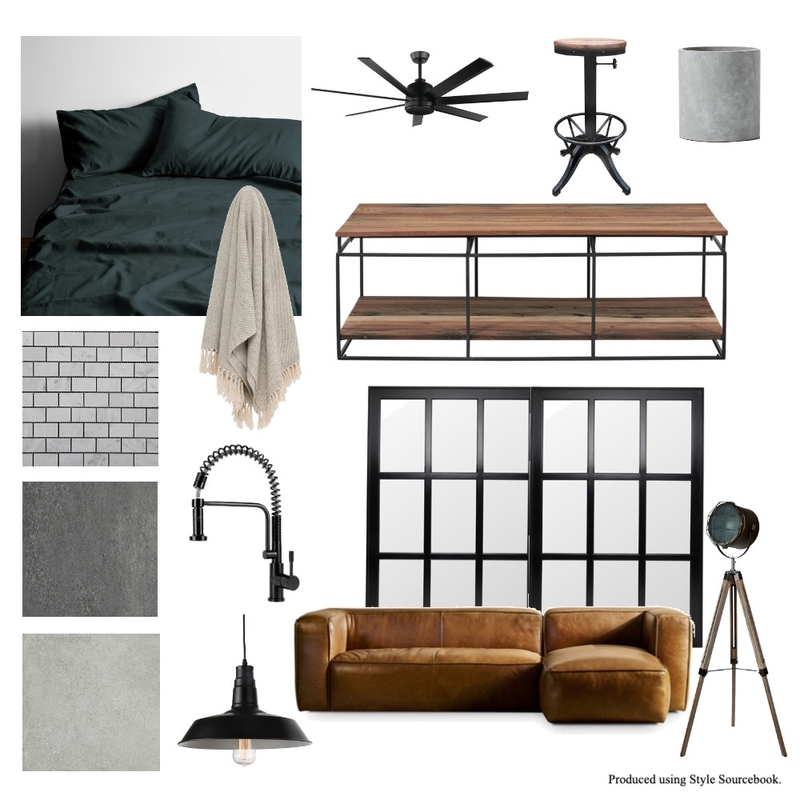 industrial style Mood Board by Vilteja on Style Sourcebook