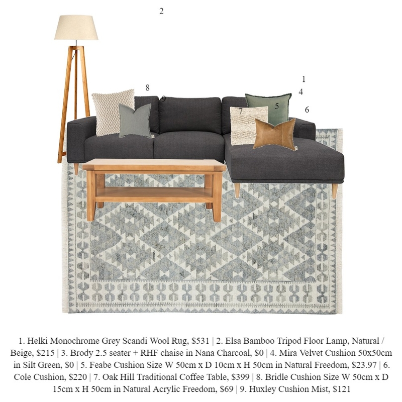 Sofa and Cushion Matching Mood Board by taylahdafter on Style Sourcebook