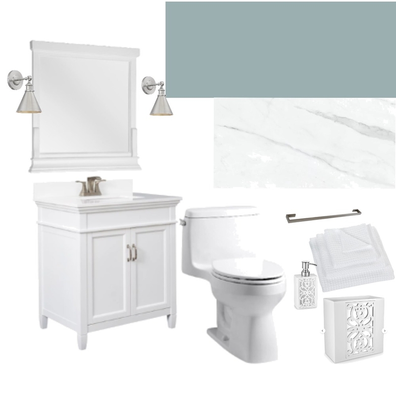 Water Closet Mood Board by lbn on Style Sourcebook