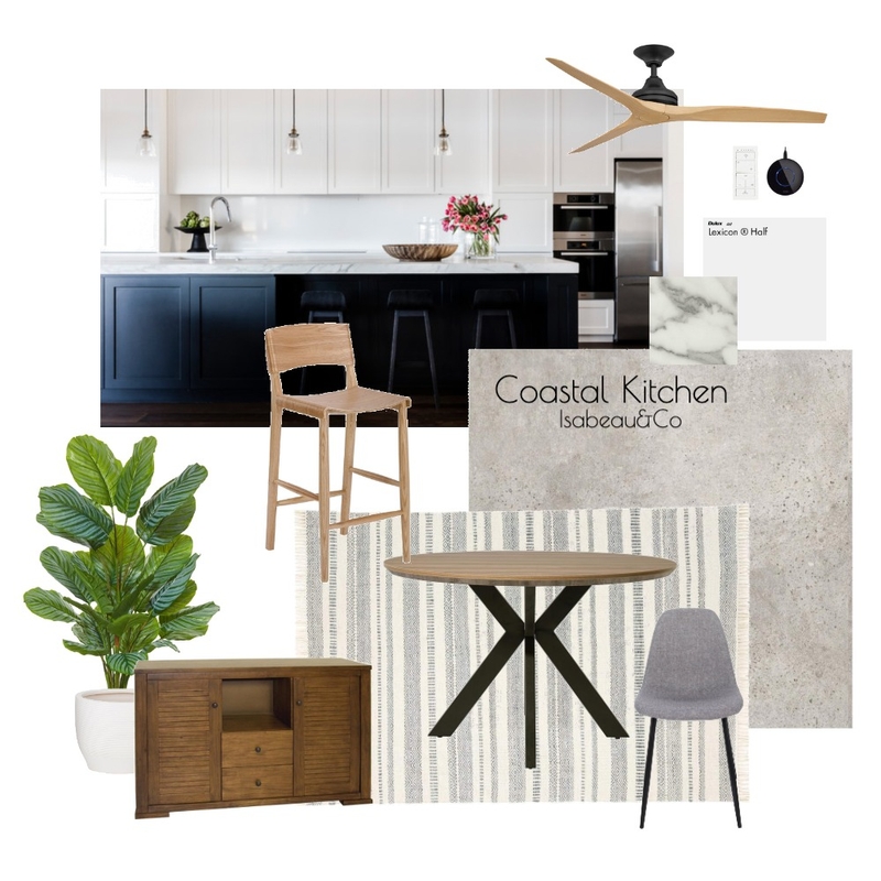 Coastal Kitchen Mood Board by Isabeau&Co on Style Sourcebook