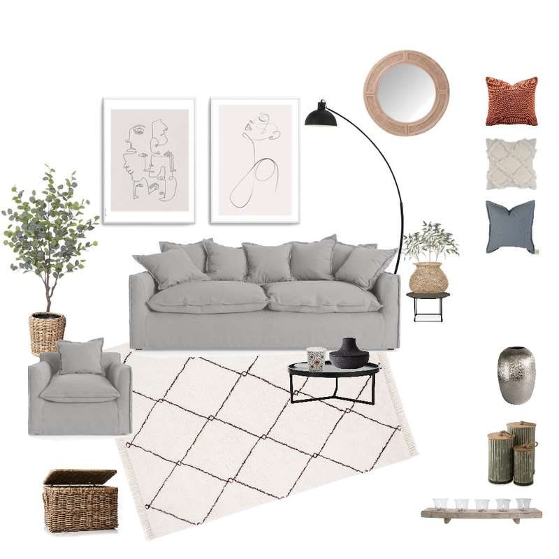 Lounge Mood Board by Johnna Ehmke on Style Sourcebook