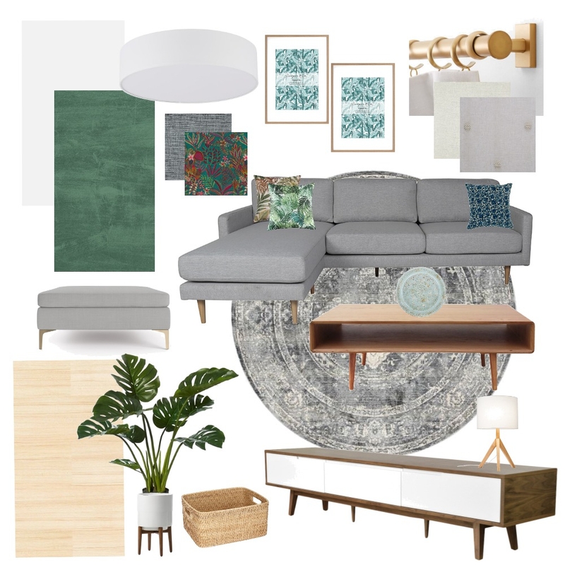 Module 9 : Living Room Mood Board by afia_chan on Style Sourcebook