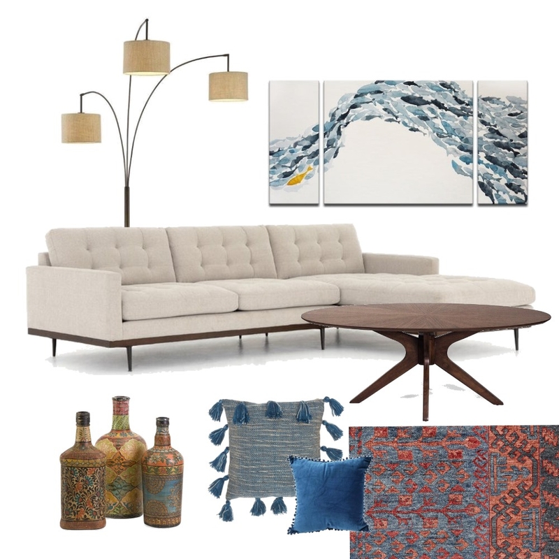 Red Rug Room Mood Board by Twist My Armoire on Style Sourcebook