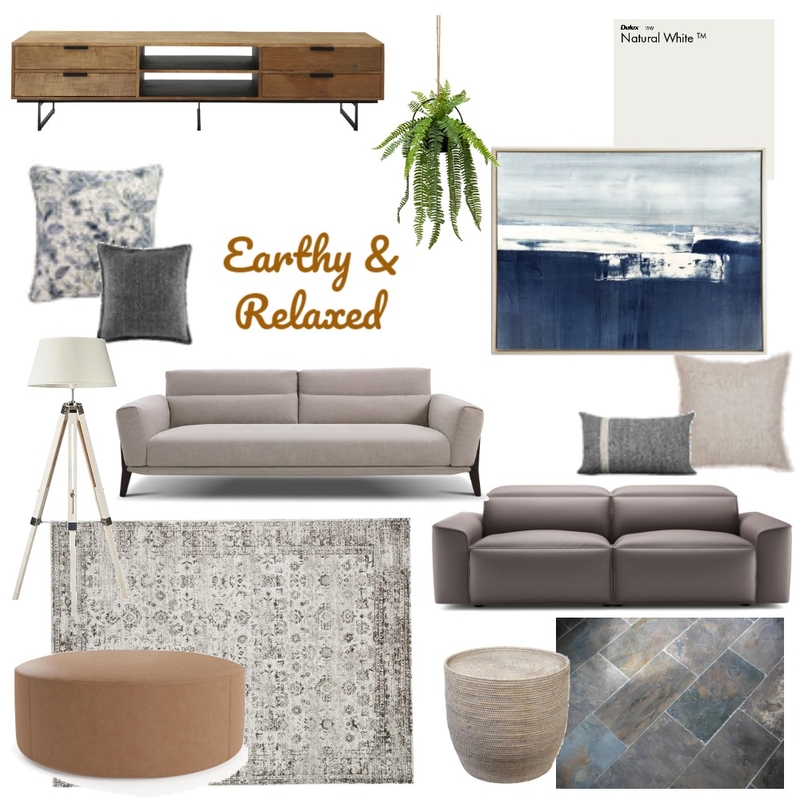 Earthy & Relaxed Mood Board by Helen Cawley on Style Sourcebook