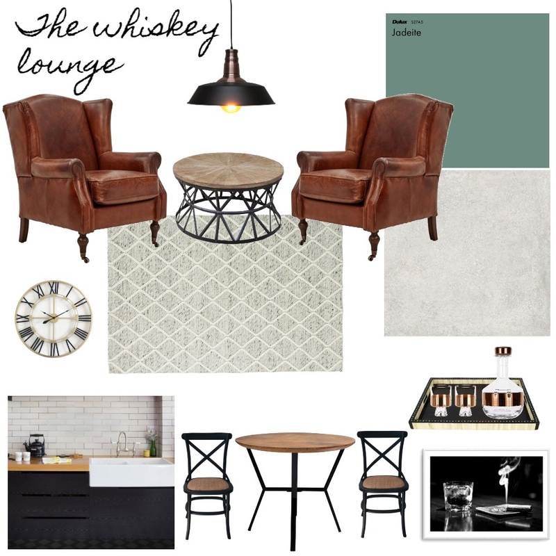 The whiskey lounge Mood Board by WilgaInteriors on Style Sourcebook