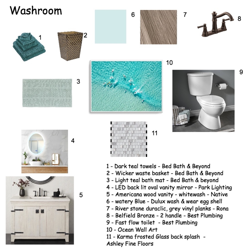 Washroom Mood Board by twiliteframes@outlook.com on Style Sourcebook