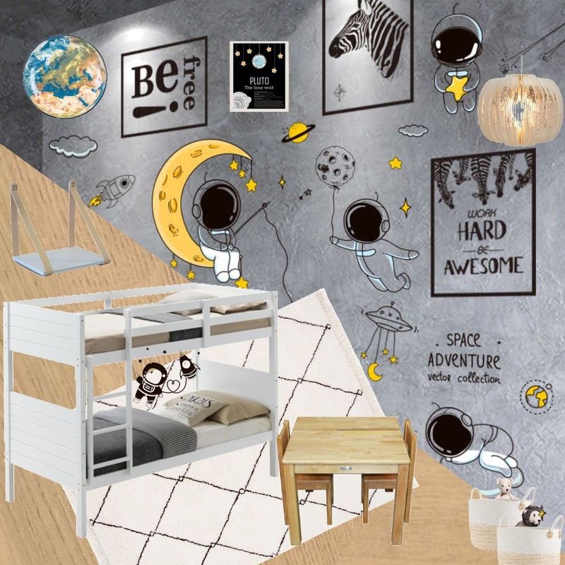space kids bedroom Mood Board by sherrykooznits on Style Sourcebook
