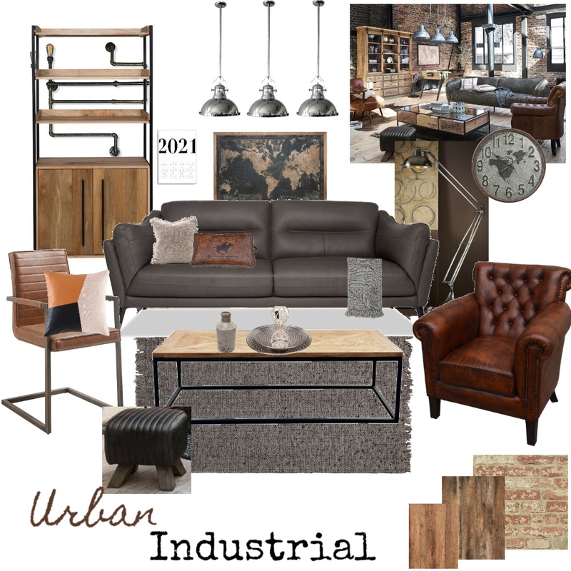 Urban Industrial Mood Board by Savvy & Co. on Style Sourcebook