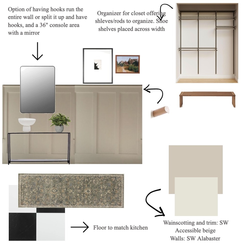 Anick Entrance Mood Board by LC Design Co. on Style Sourcebook