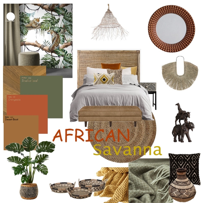 African Savanna Mood Board by Asscher Designs on Style Sourcebook