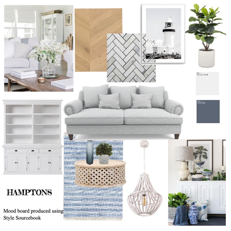Hamptons Mood Board by wrightdesignstudio on Style Sourcebook