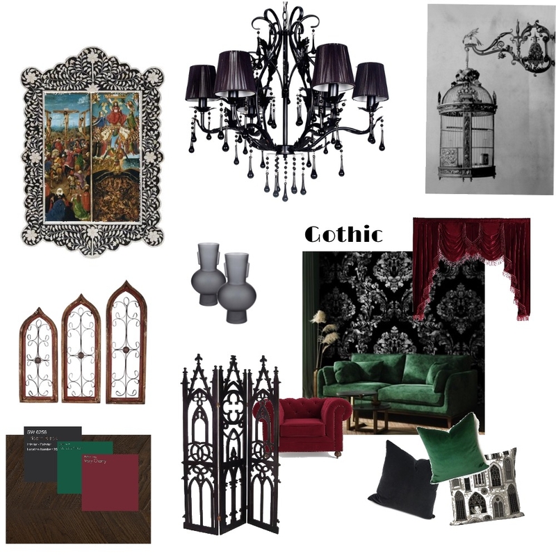 Gothic 1 Mood Board by Dab on Style Sourcebook