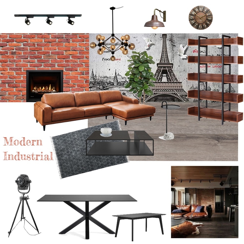Modern Industrial Mood Board by juenchye95 on Style Sourcebook