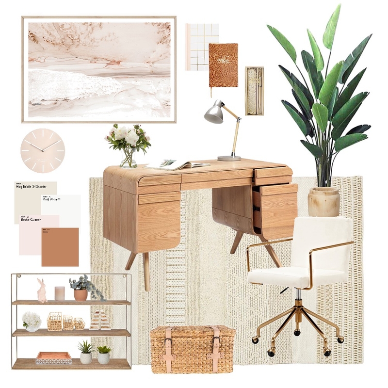 Earthy study nook Mood Board by Happy Nook Interiors on Style Sourcebook