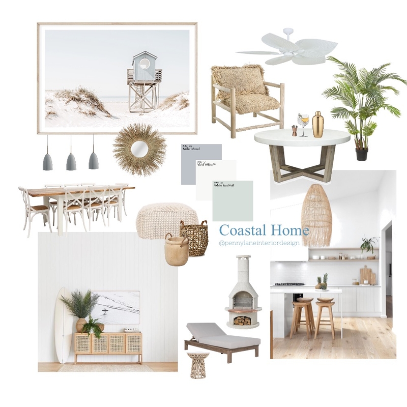 Coastal Home Moodboard Mood Board by Lisa McLean Studio on Style Sourcebook