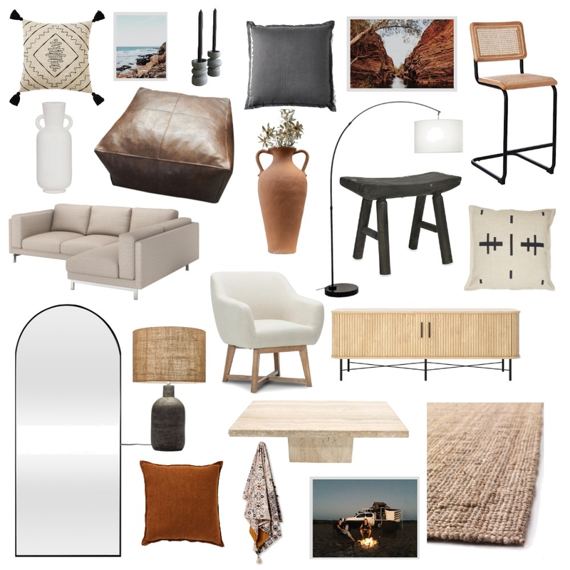Beach Shack Living Room Mood Board by kelseyrowse on Style Sourcebook