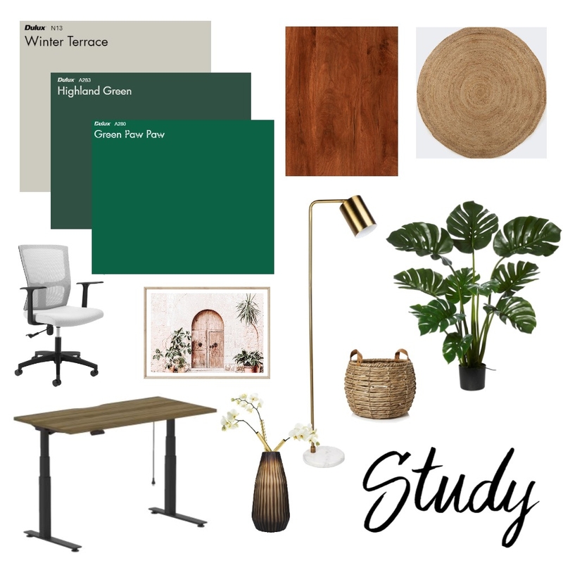 Study Mood Board by Countryfeel on Style Sourcebook