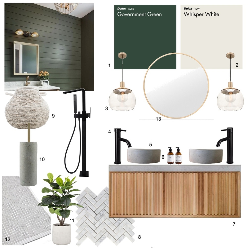 Bathroom - Module 10 Mood Board by annawalker on Style Sourcebook