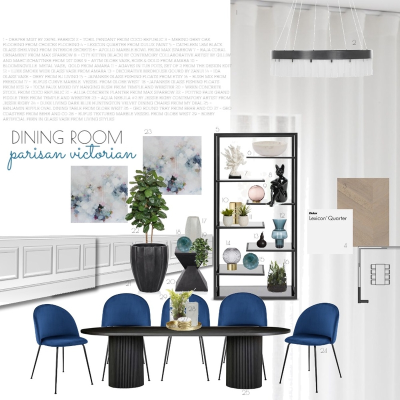 Dining room Mood Board by JessMamone on Style Sourcebook