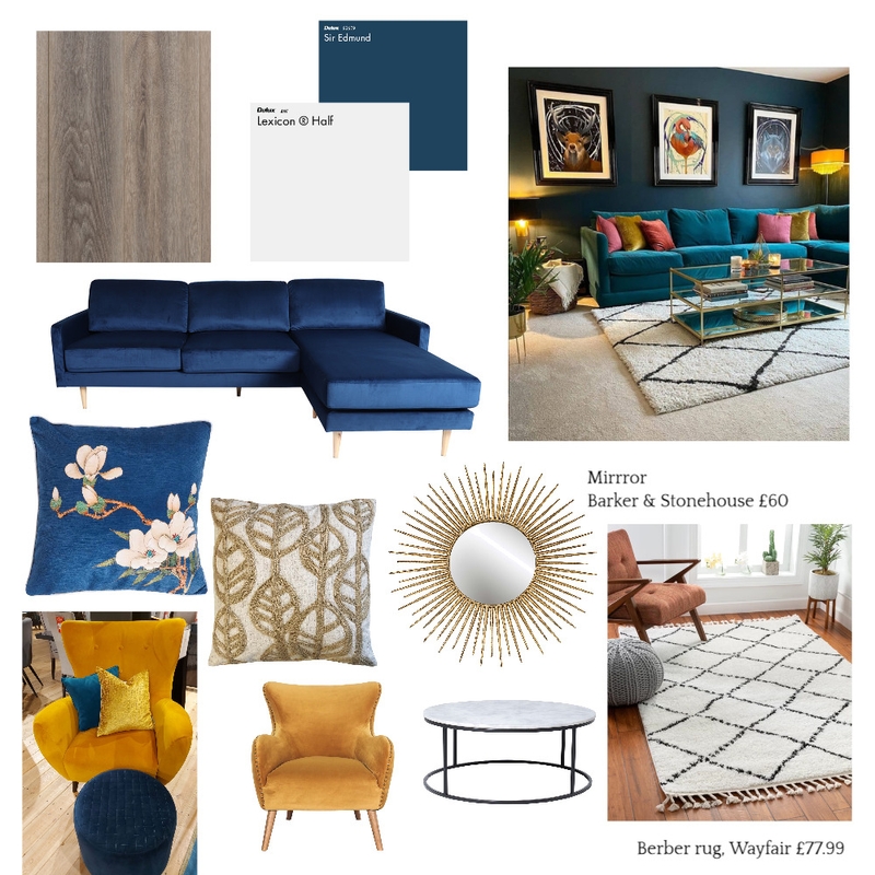Living Room Mood Board by Catherine Wright on Style Sourcebook