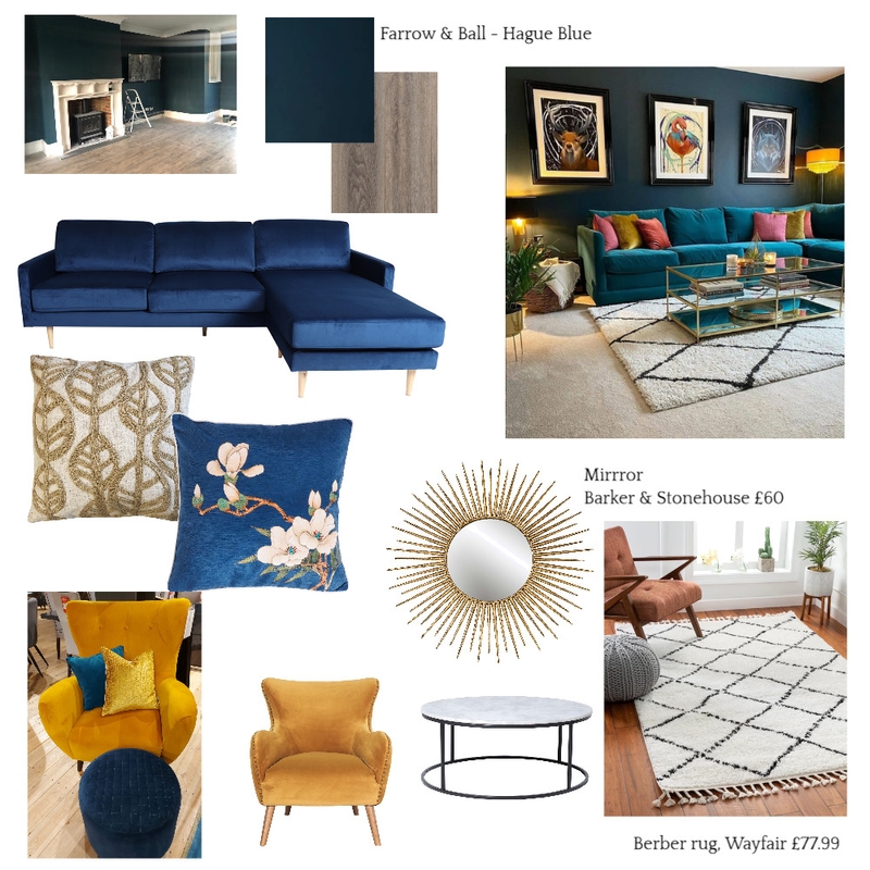 Living Room Mood Board by Catherine Wright on Style Sourcebook