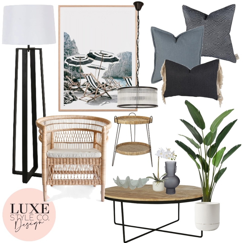 Hamptons Coastal Mood Board by Luxe Style Co. on Style Sourcebook