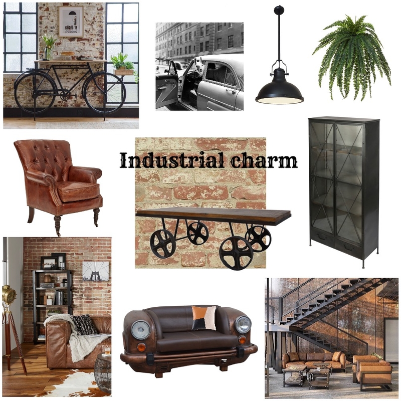 Industrial Charm Mood Board by AlexBoska on Style Sourcebook