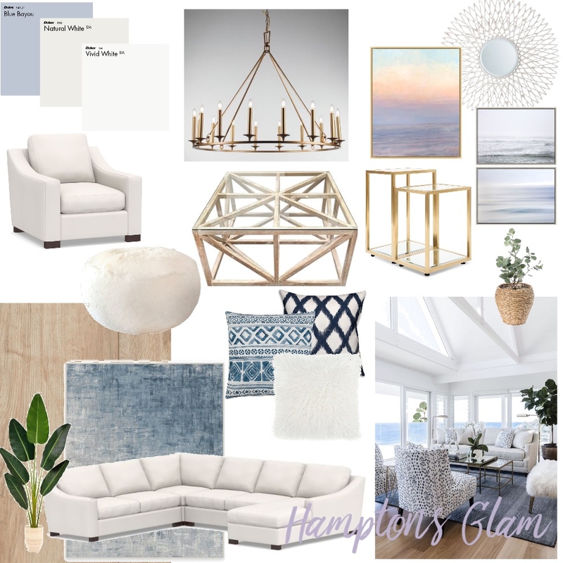 Hamptons Vacation Home Mood Board by kamcfadd on Style Sourcebook