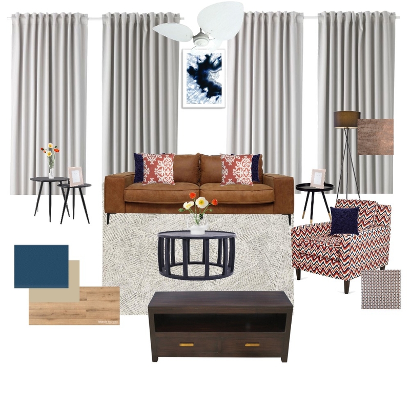 Airy Living Room Mood Board by Divine Olive Designs on Style Sourcebook