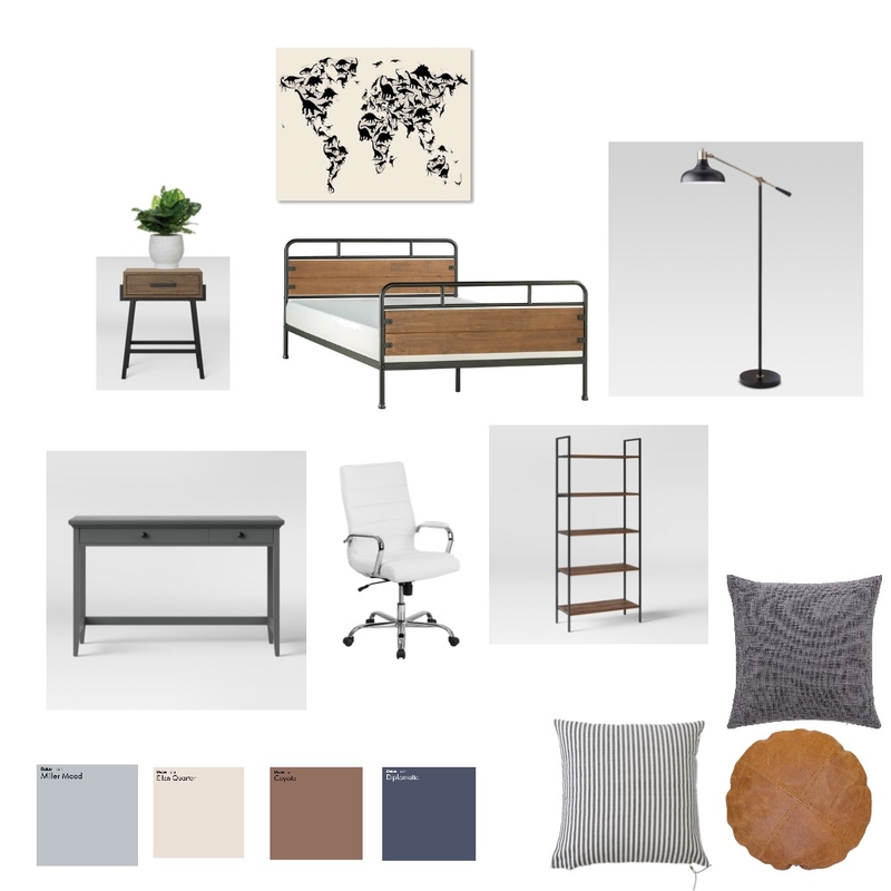 Ethan’s Room Mood Board by Naty Grandi Design on Style Sourcebook