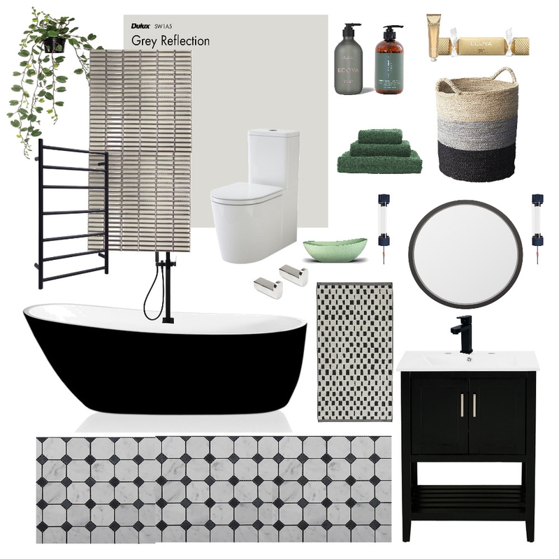 Bathroom Tims apartment Mood Board by LejlaThome on Style Sourcebook