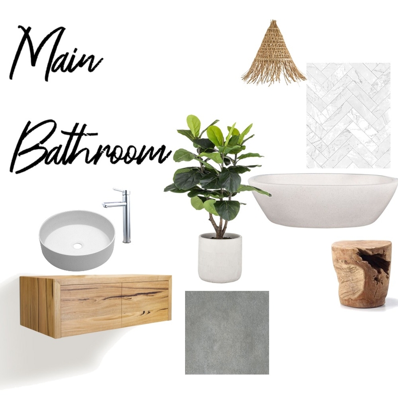 Main Bathroom Mood Board by JoBradfield on Style Sourcebook