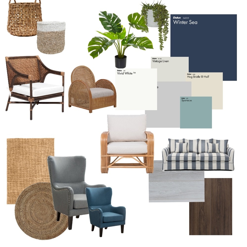 Hamptons inspired Mood Board by ashlynn_interiors on Style Sourcebook