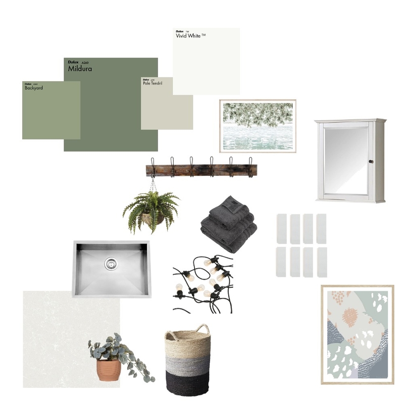 Laundry Sample Board Mood Board by Z_Armstrong on Style Sourcebook