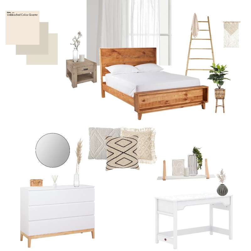 Bohemian Bedroom Mood Board by marybella on Style Sourcebook