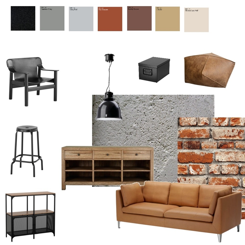 industrial Mood Board by naamaetedgi on Style Sourcebook