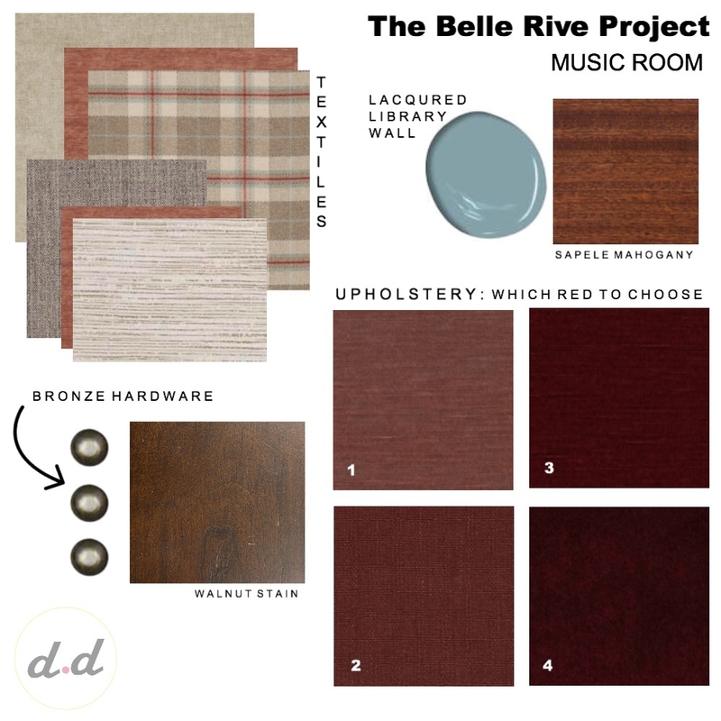 The Belle Rive Project - Fabrics & Finishes Mood Board by dieci.design on Style Sourcebook