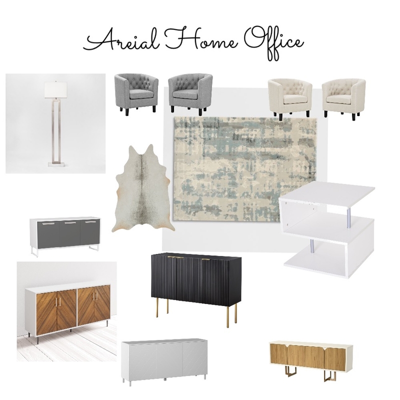 Areial Home Office Mood Board by stagingsisters on Style Sourcebook