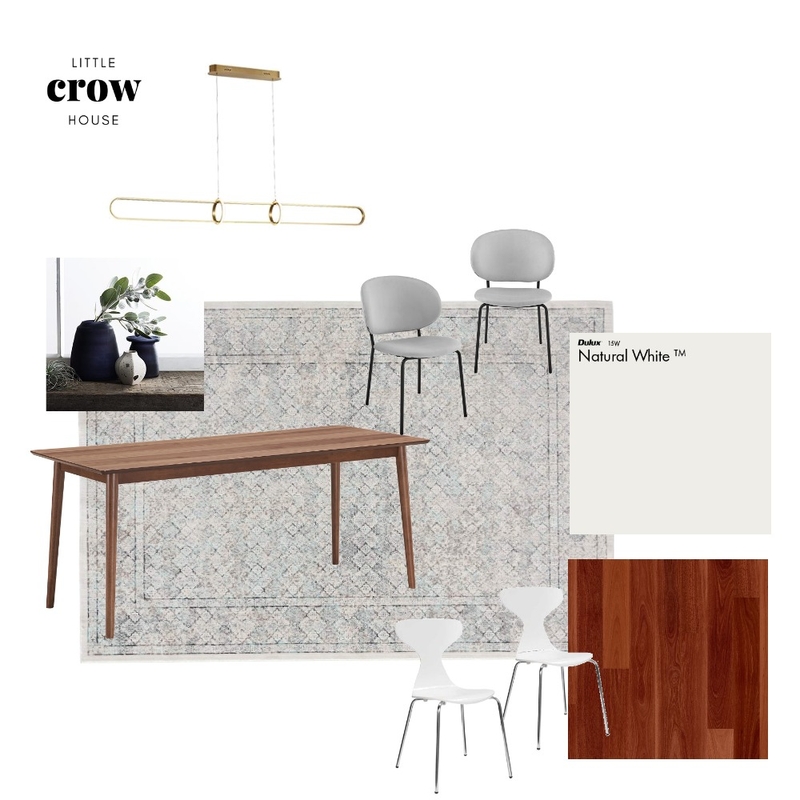 Dining room with grey chairs Mood Board by Little Crow House on Style Sourcebook
