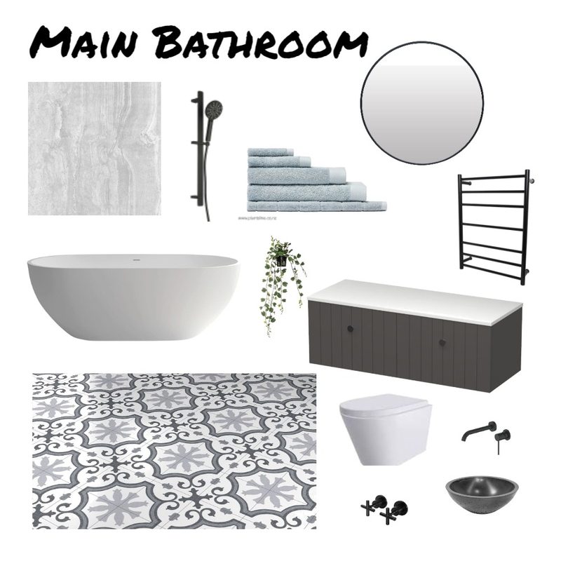 main bathroom Mood Board by joirain on Style Sourcebook