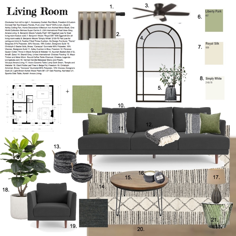 Living Room Mood Board by kcogden on Style Sourcebook