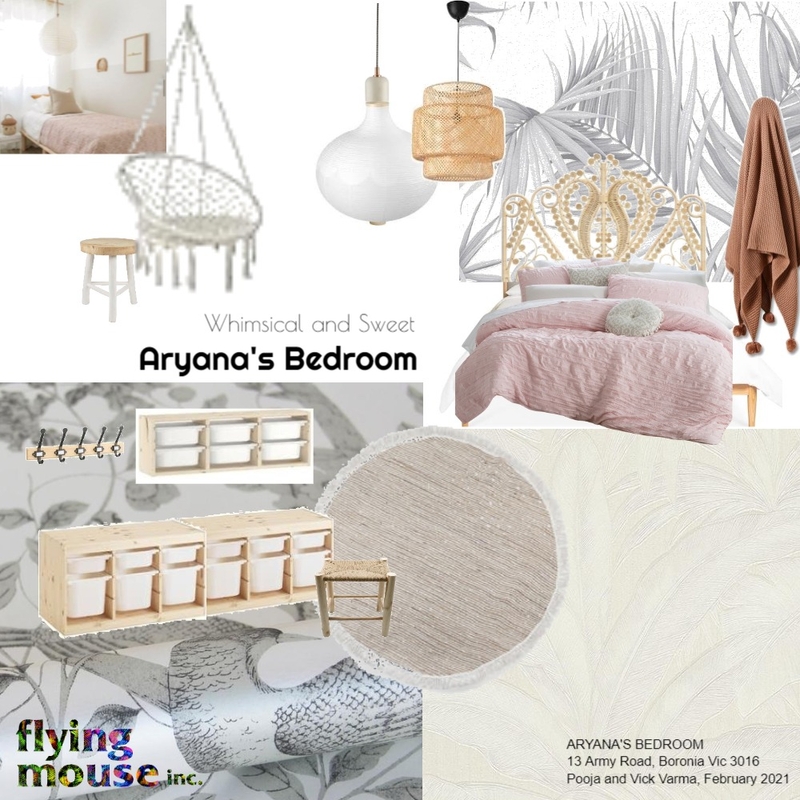 Aryana's Bedroom Mood Board by Flyingmouse inc on Style Sourcebook