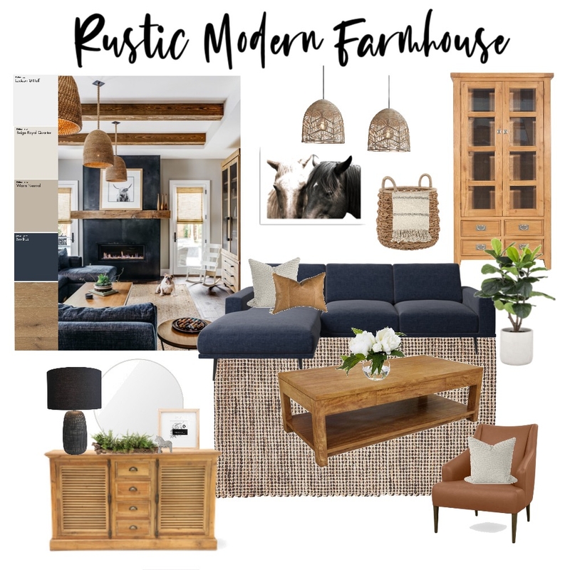 Rustic modern farmhouse Mood Board by Megan95 on Style Sourcebook